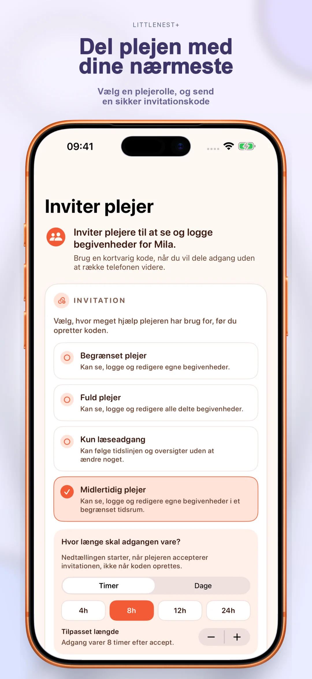 Del omsorg med samforælder og barnevagter