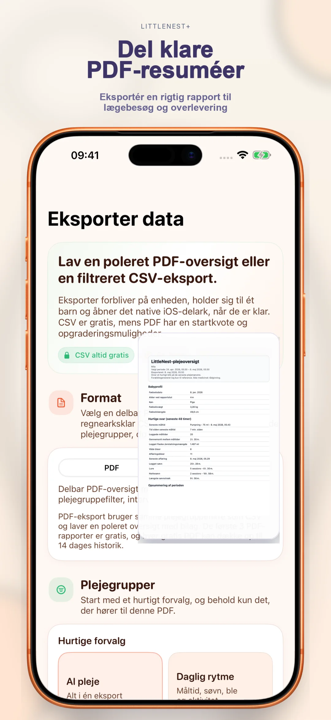 Ren PDF-eksport