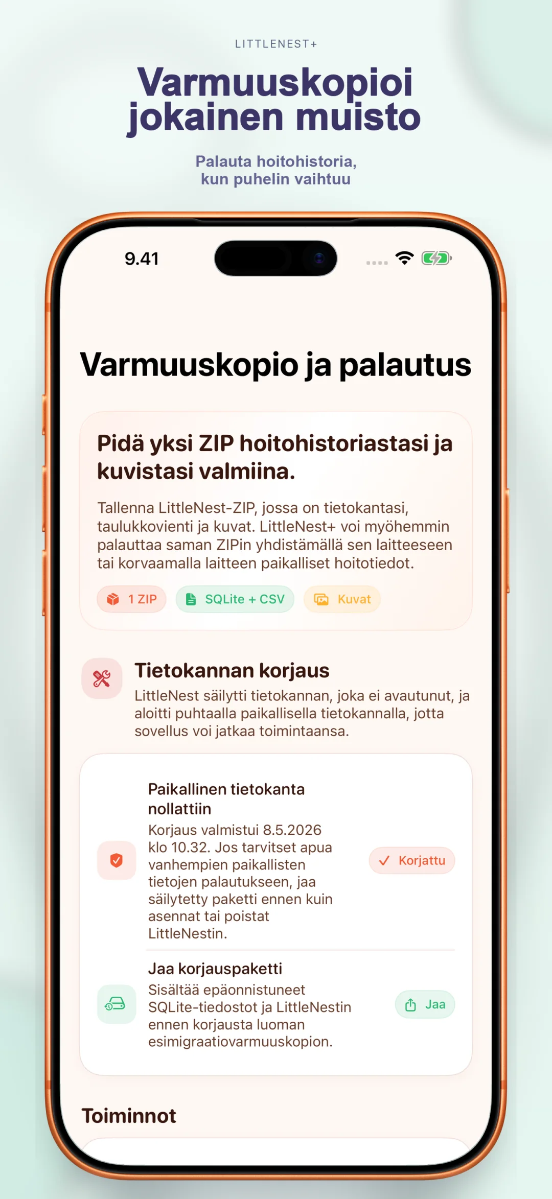 Hoidon historian pilvivarmuuskopio