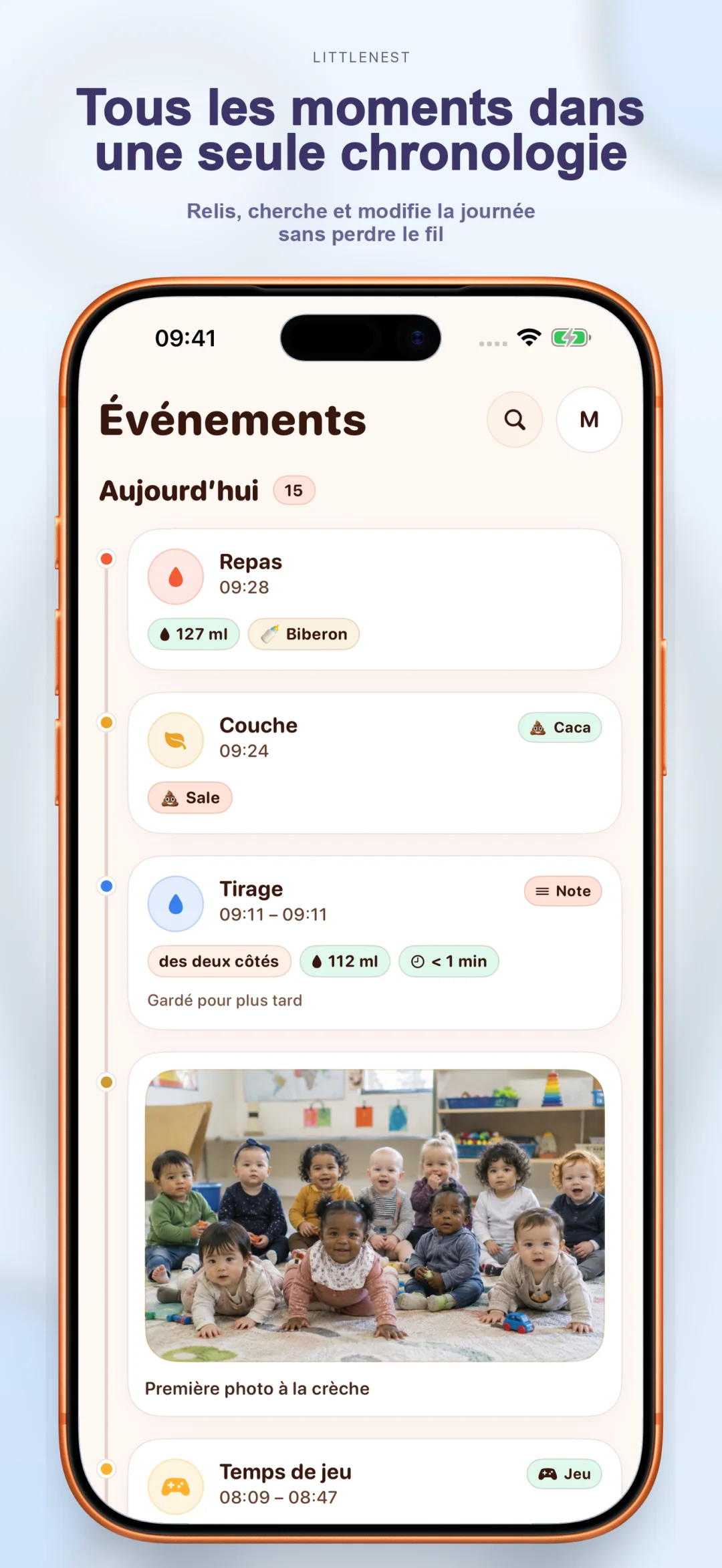 Chronologie de soins unifiée
