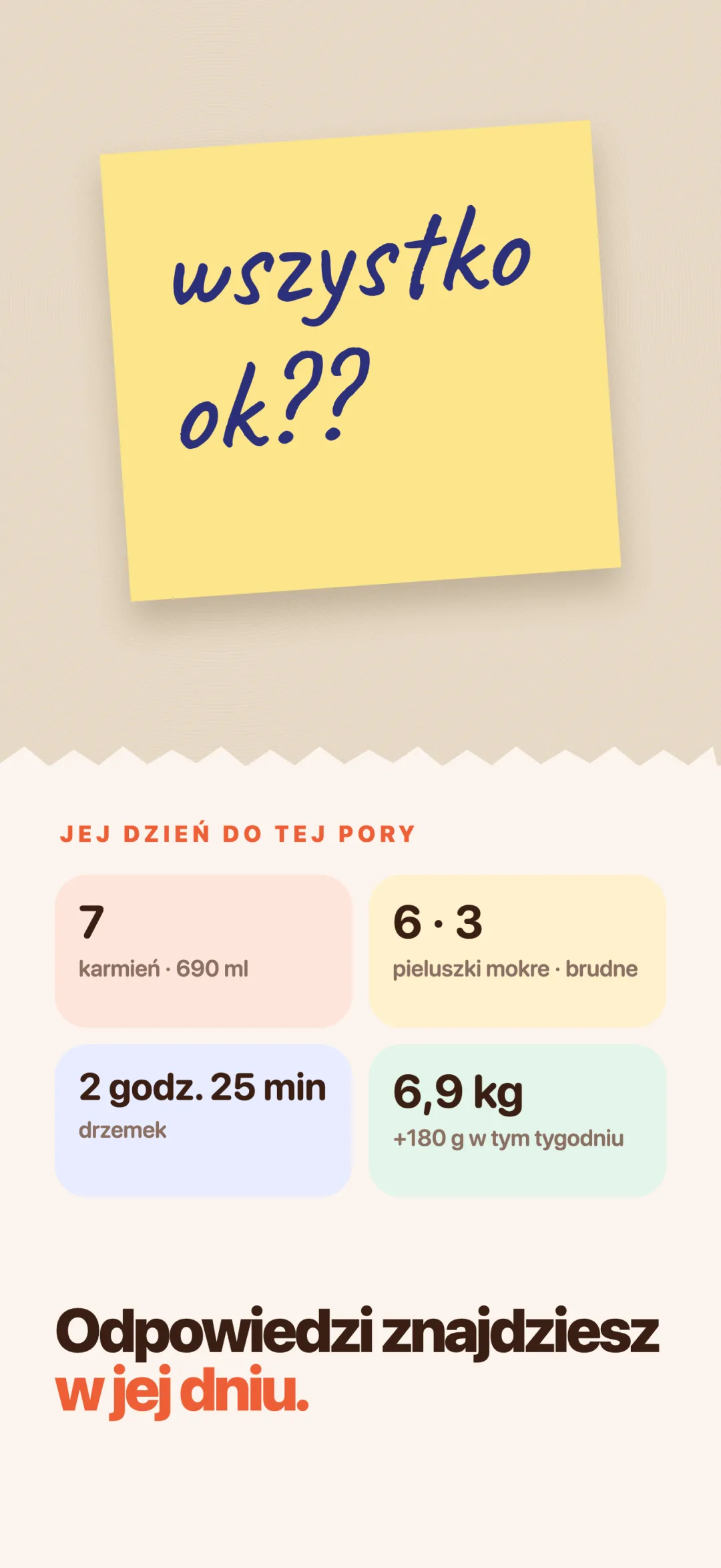 Odpowiedzi znajdziesz w jej dniu.