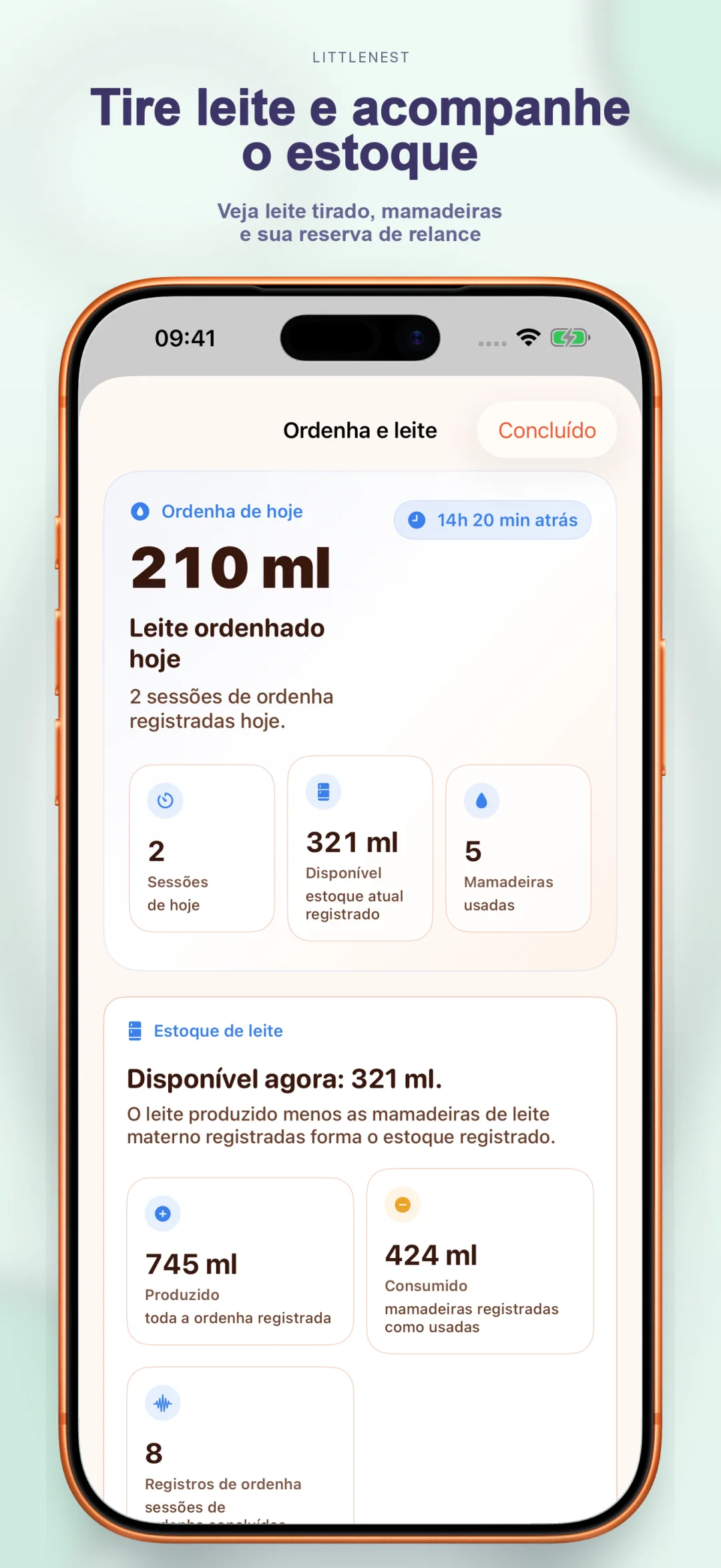 Rastreamento de ordenha e estoque de leite