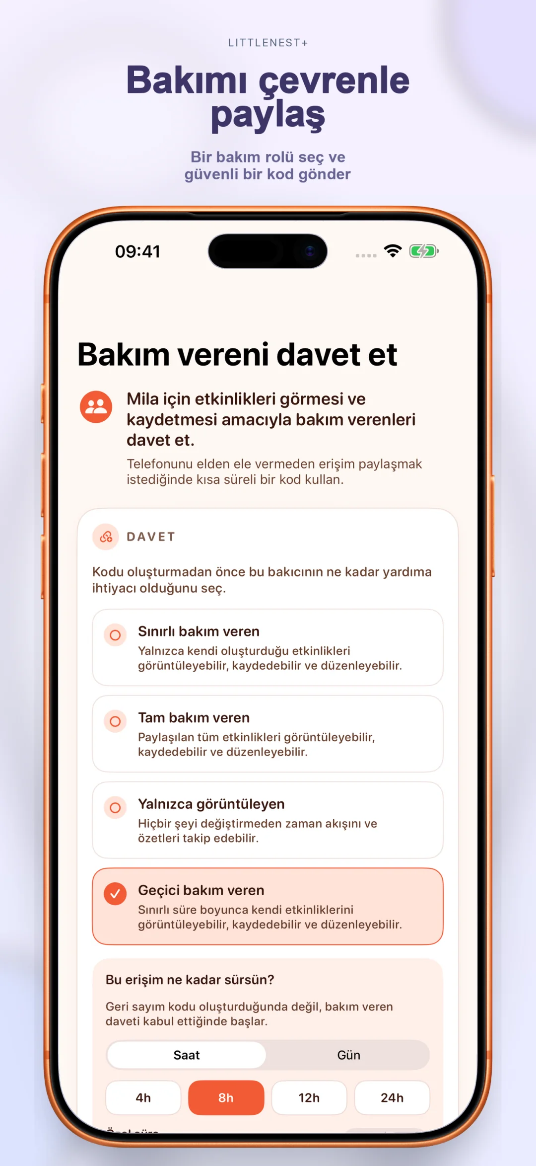 Bakımı eş ve bakıcılarla paylaş